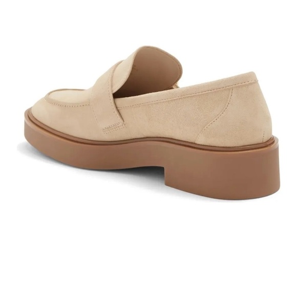 297. STUART WEITZMAN Brenna Loafer In Golden Beige - Picture 3 of 5